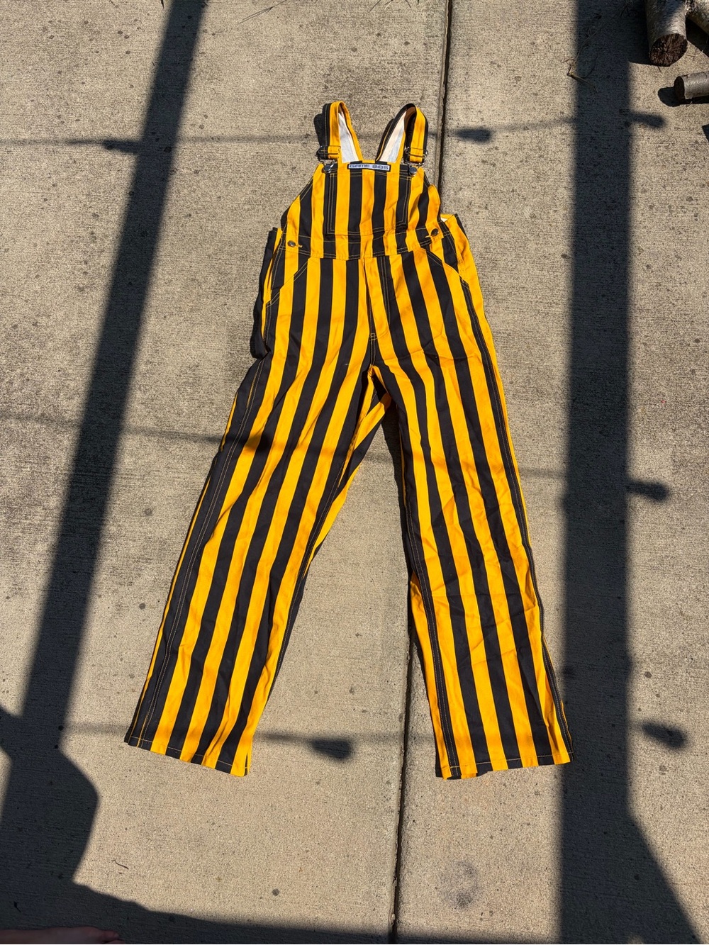 Appalachian State University Striped Yellow & Black Game Bibs - Youth Large